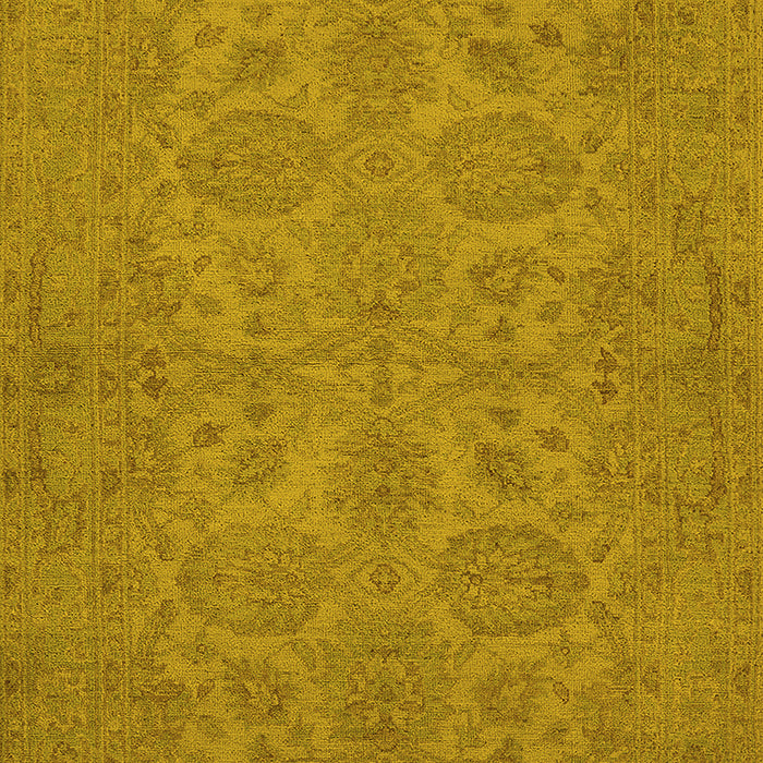 Oriental Yellow Traditional Rug, urb972yw