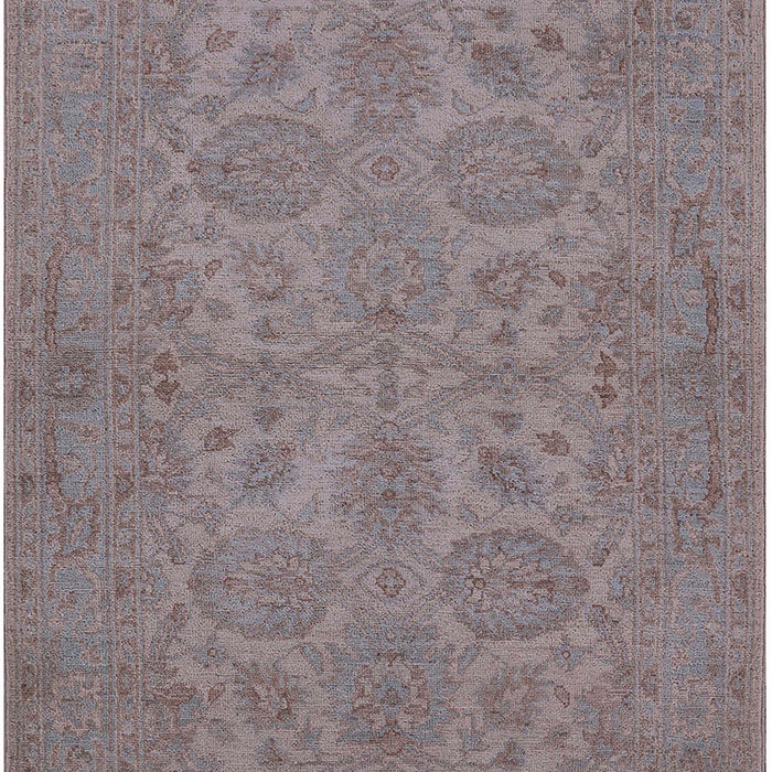 Mid-Century Modern Mauve Taupe Purple Oriental Rug, urb972