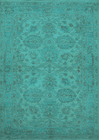 Oriental Turquoise Traditional Rug, urb972turq