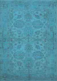 Oriental Light Blue Traditional Rug, urb972lblu