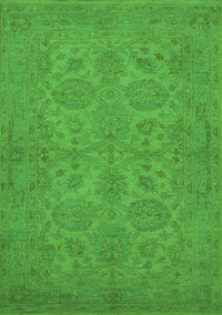 Oriental Green Traditional Rug, urb972grn