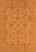 Machine Washable Oriental Orange Traditional Area Rugs, wshurb973org