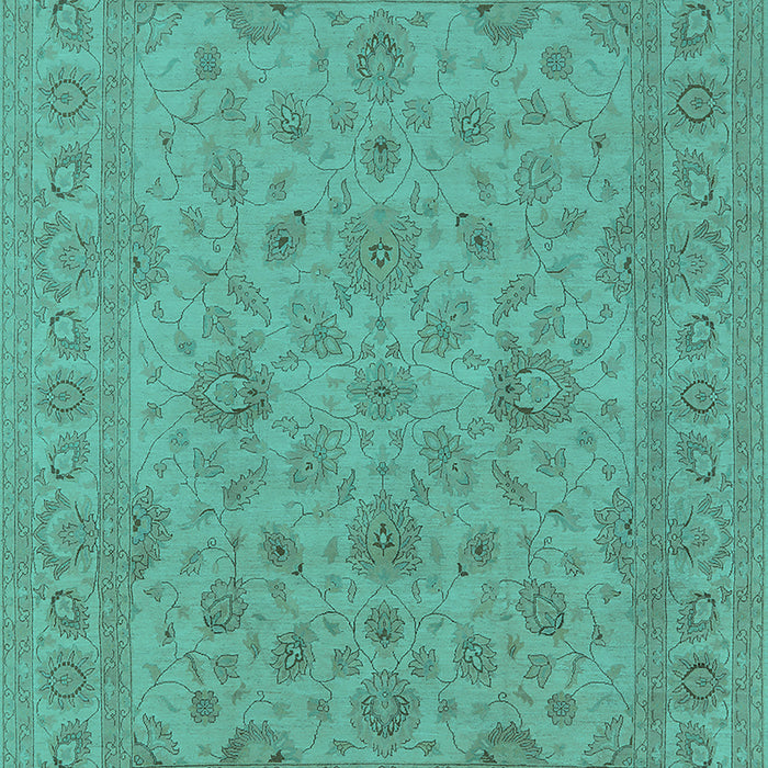 Oriental Turquoise Traditional Rug, urb973turq