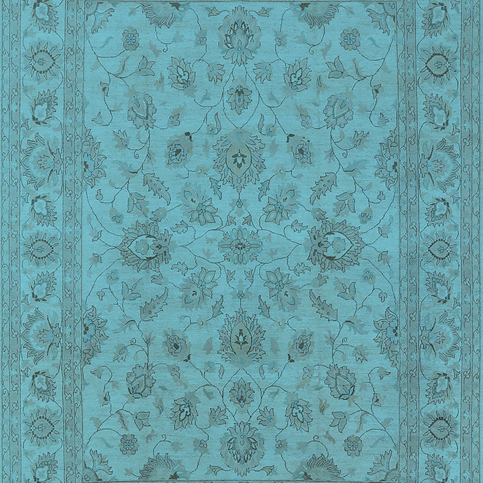 Oriental Light Blue Traditional Rug, urb973lblu