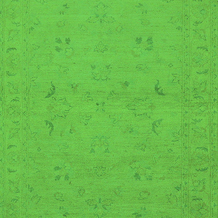 Oriental Green Traditional Rug, urb974grn