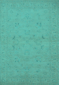 Oriental Turquoise Traditional Rug, urb974turq