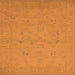 Square Machine Washable Oriental Orange Traditional Area Rugs, wshurb974org