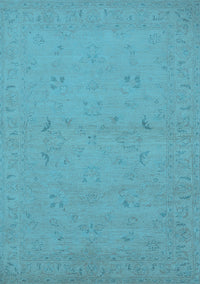 Oriental Light Blue Traditional Rug, urb974lblu