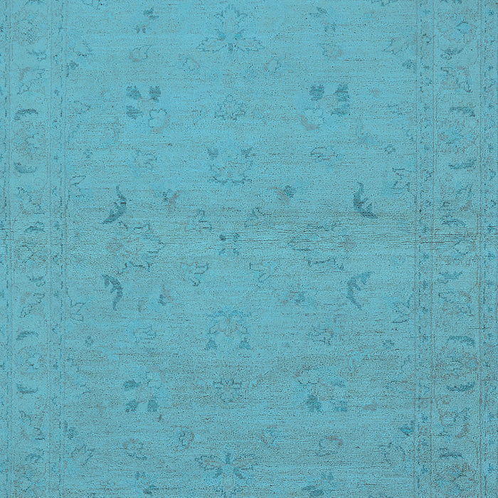 Oriental Light Blue Traditional Rug, urb974lblu