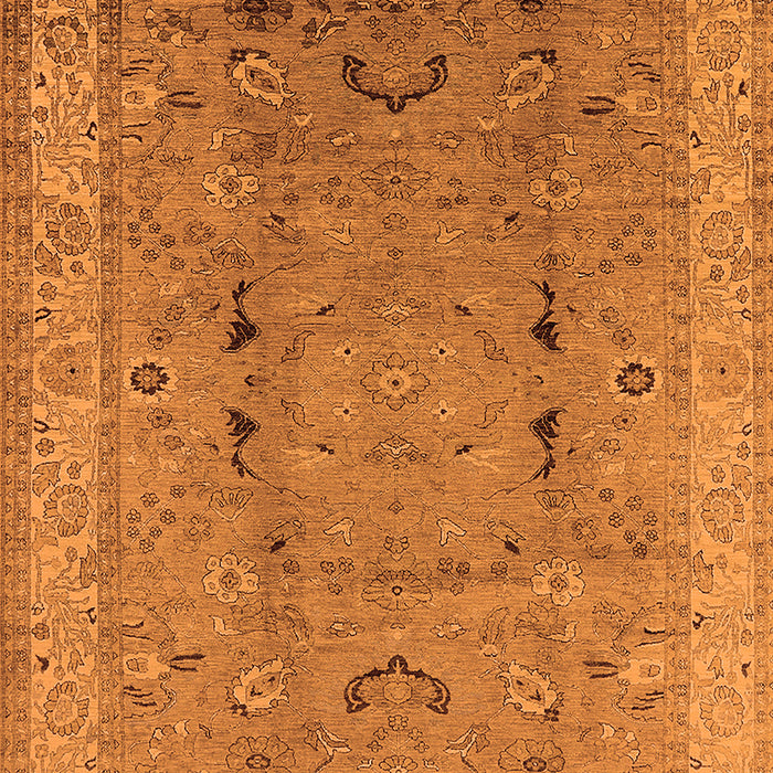 Oriental Orange Traditional Rug, urb975org