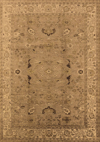 Oriental Brown Traditional Rug, urb975brn