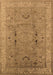 Oriental Brown Traditional Rug, urb975brn