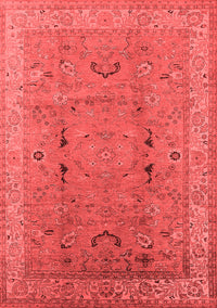 Oriental Red Traditional Rug, urb975red