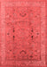 Oriental Red Traditional Area Rugs