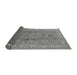 Sideview of Oriental Gray Traditional Rug, urb975gry