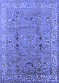 Oriental Blue Traditional Rug, urb975blu