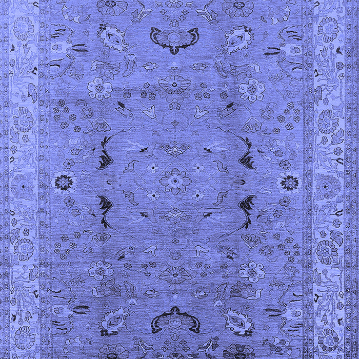 Oriental Blue Traditional Rug, urb975blu
