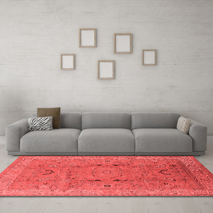 Traditional Red Washable Rugs