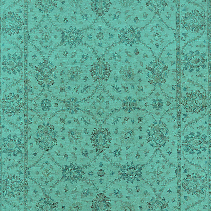 Oriental Turquoise Traditional Rug, urb976turq
