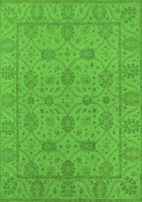 Oriental Green Traditional Rug, urb976grn