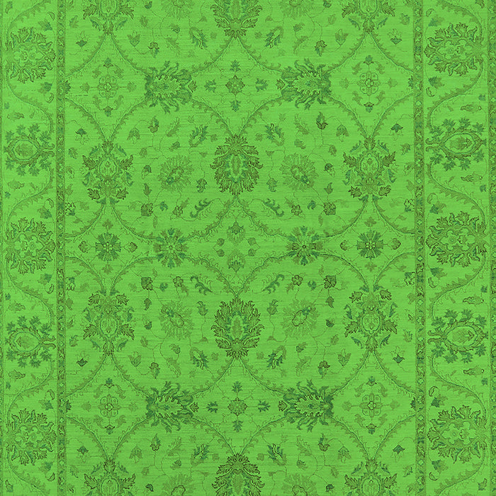 Oriental Green Traditional Rug, urb976grn