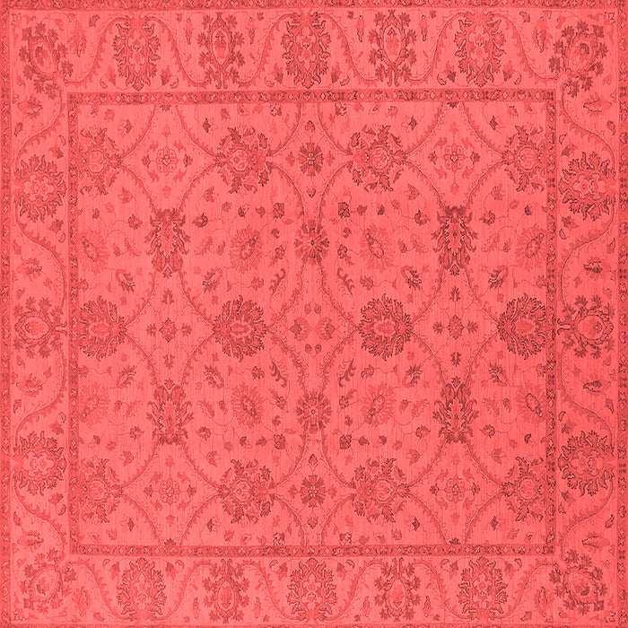 Machine Washable Oriental Red Traditional Rug, wshurb976red