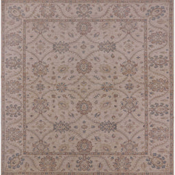 Square Machine Washable Industrial Modern Dark Almond Brown Rug, wshurb976