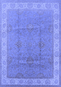 Oriental Blue Traditional Rug, urb977blu