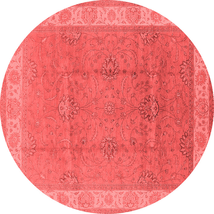 Machine Washable Oriental Red Traditional Rug, wshurb977red