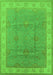 Oriental Green Traditional Rug, urb977grn