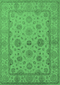 Oriental Emerald Green Traditional Rug, urb978emgrn