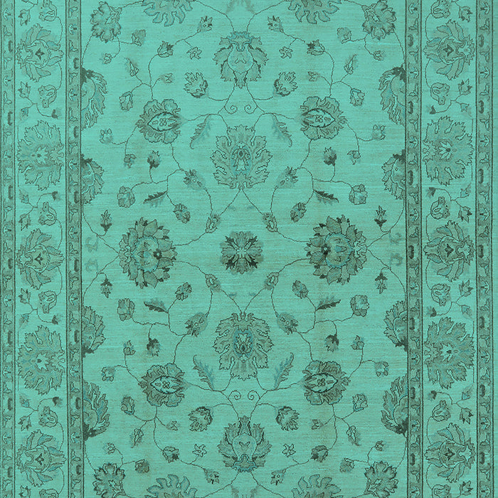 Oriental Turquoise Traditional Rug, urb978turq