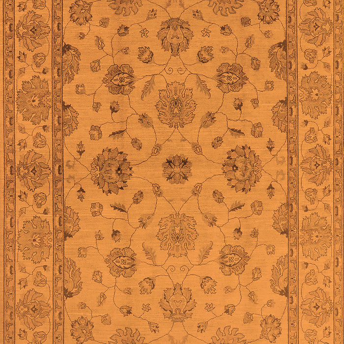 Oriental Orange Traditional Rug, urb978org