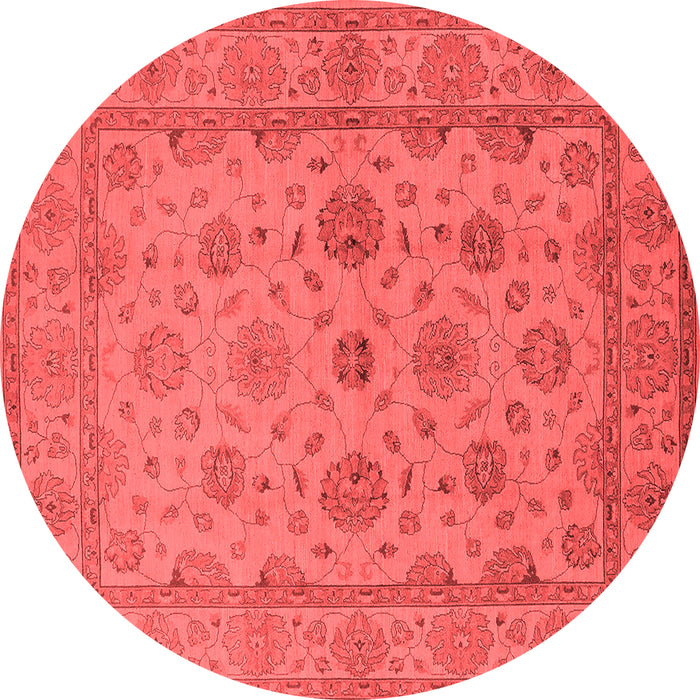 Machine Washable Oriental Red Traditional Rug, wshurb978red