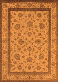 Oriental Orange Traditional Rug, urb979org