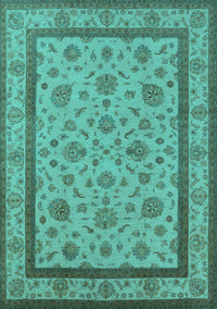 Oriental Turquoise Traditional Rug, urb979turq