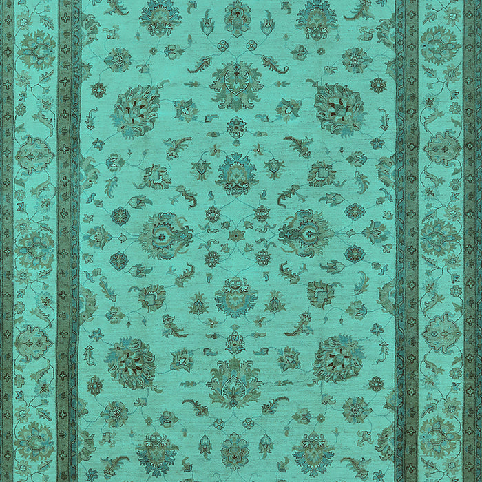 Oriental Turquoise Traditional Rug, urb979turq