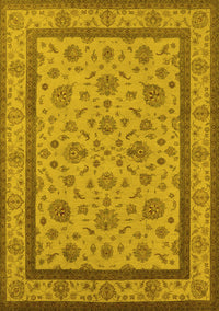 Oriental Yellow Traditional Rug, urb979yw