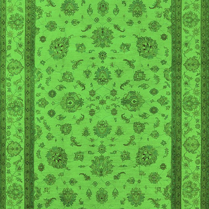 Oriental Green Traditional Rug, urb979grn