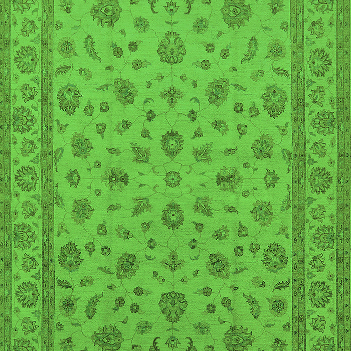 Oriental Green Traditional Rug, urb980grn