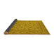 Sideview of Oriental Yellow Traditional Rug, urb980yw