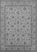 Machine Washable Oriental Gray Traditional Rug, wshurb980gry