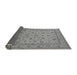 Sideview of Oriental Gray Traditional Rug, urb980gry