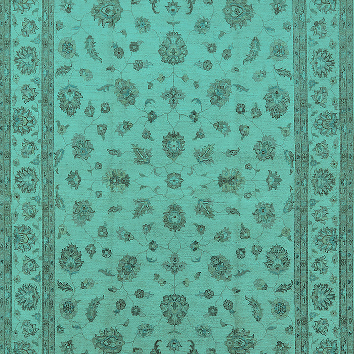 Oriental Turquoise Traditional Rug, urb980turq