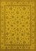 Oriental Yellow Traditional Rug, urb980yw