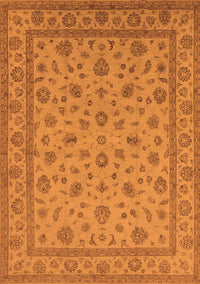Oriental Orange Traditional Rug, urb980org
