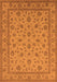 Oriental Orange Traditional Rug, urb980org