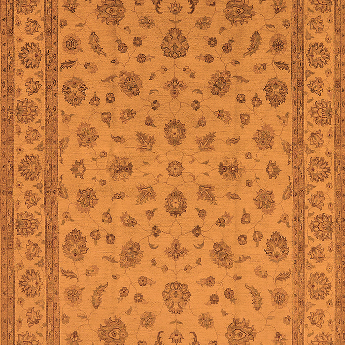 Oriental Orange Traditional Rug, urb980org