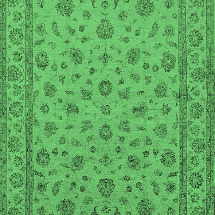 Oriental Emerald Green Traditional Rug, urb980emgrn