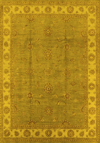 Oriental Yellow Traditional Rug, urb981yw